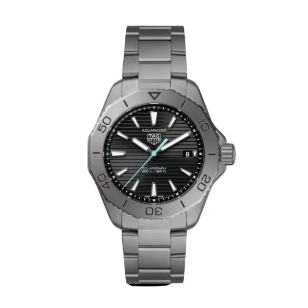 【7A Quality】TAG Heuer Aquaracer Professional 200 Solargraph 40mm Mens Watch Titanium WBP1180.BF0000