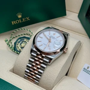 RLX Datejust 36mm 126201 White Dial Jubilee Bracelet Watch