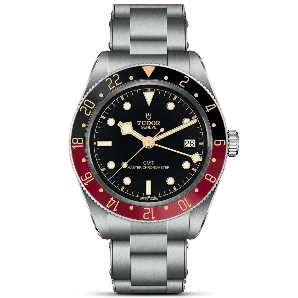 【7A Quality】TUDOR Black Bay 58 GMT 39mm Black/Red Bezel Automatic Bracelet Watch M7939G1A0NRU-0001