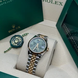 RLX Datejust m278243-0031/0032 31mm Green Dial watch