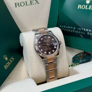 RLX Datejust m278271-0027/0028 Chocolate 31mm Dial Oyster Bracelet Watch
