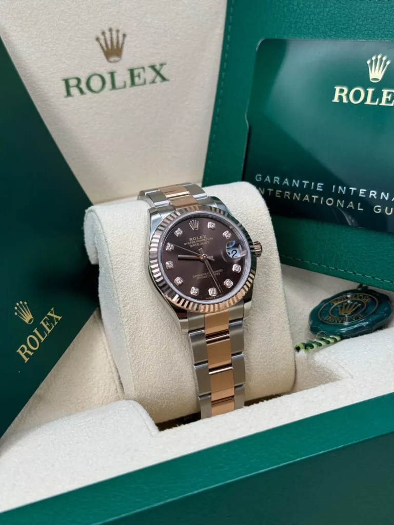 RLX Datejust m278271-0027/0028 Chocolate 31mm Dial Oyster Bracelet Watch