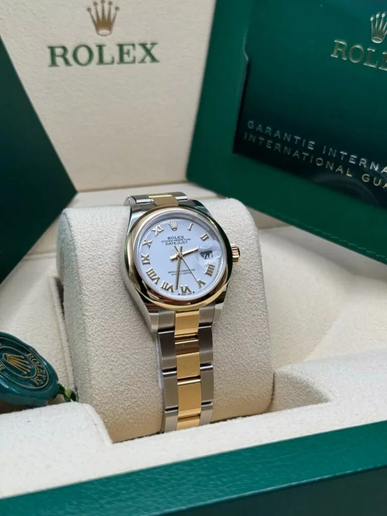 RLX Lady-Datejust 31mm 279163 White Roman Dial Oyster Bracelet