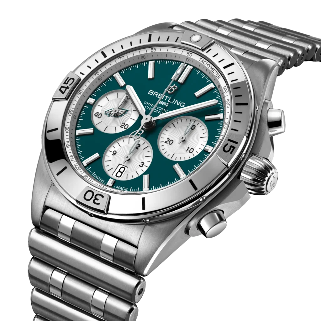 Breitling Chronomat B01 42 NFL Philadelphia Eagles Edition AB01342B1L4A1