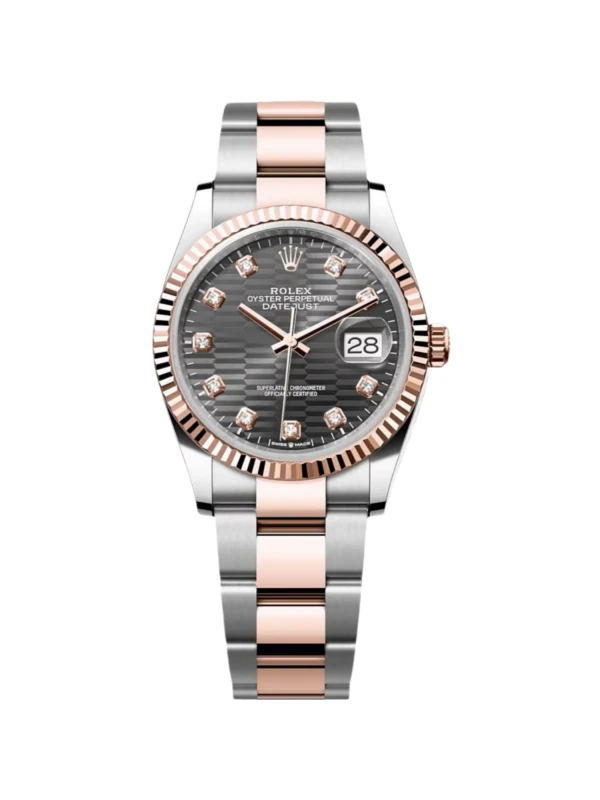 RLX Datejust 36mm 126231 Slate Fluted Motif Dial 36mm Jubilee Bracelet