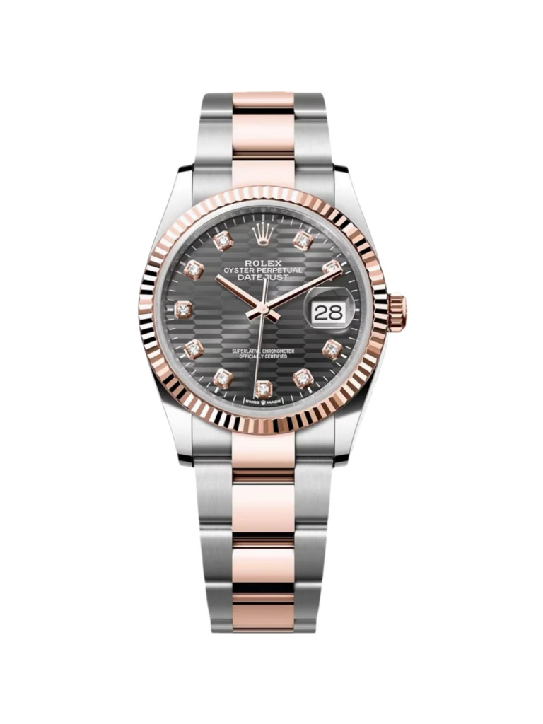 RLX Datejust 36mm 126231 Slate Fluted Motif Dial 36mm Jubilee Bracelet