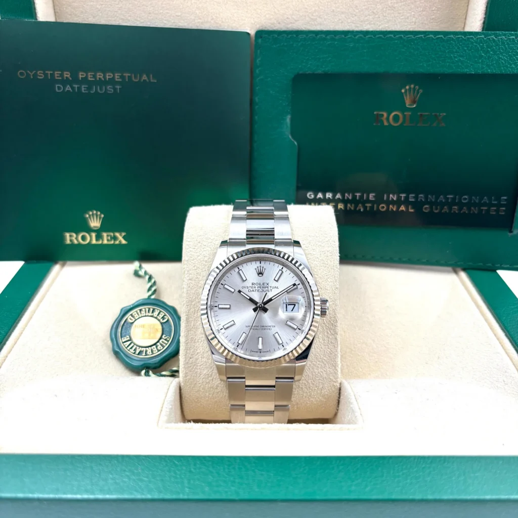 RLX Datejust 36mm 126234 Silver Index Dial Oyster Stainless Steel