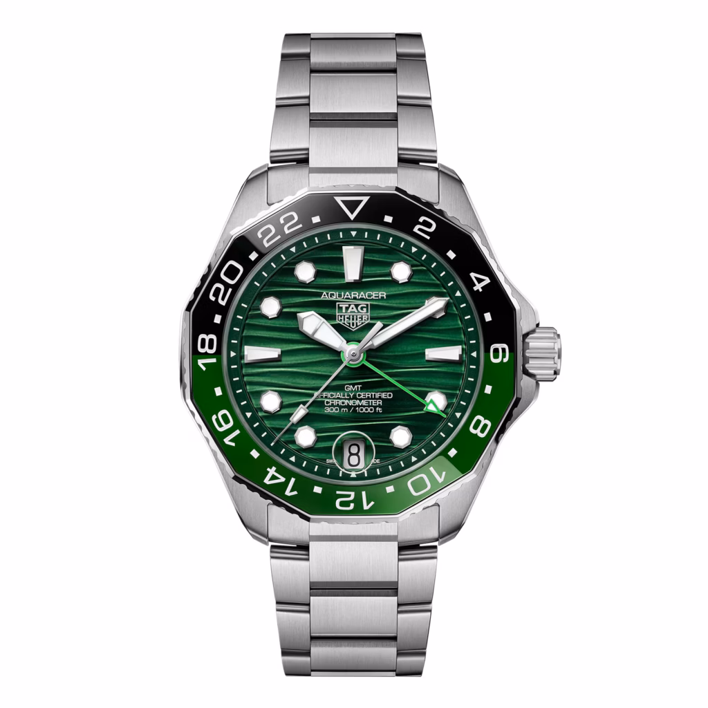 【7A Quality】TAG Heuer Aquaracer Professional 300 GMT 42mm Mens Watch Green WBP5115.BA0013