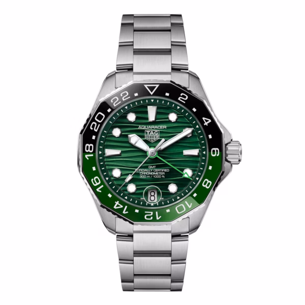 【7A Quality】TAG Heuer Aquaracer Professional 300 GMT 42mm Mens Watch Green WBP5115.BA0013