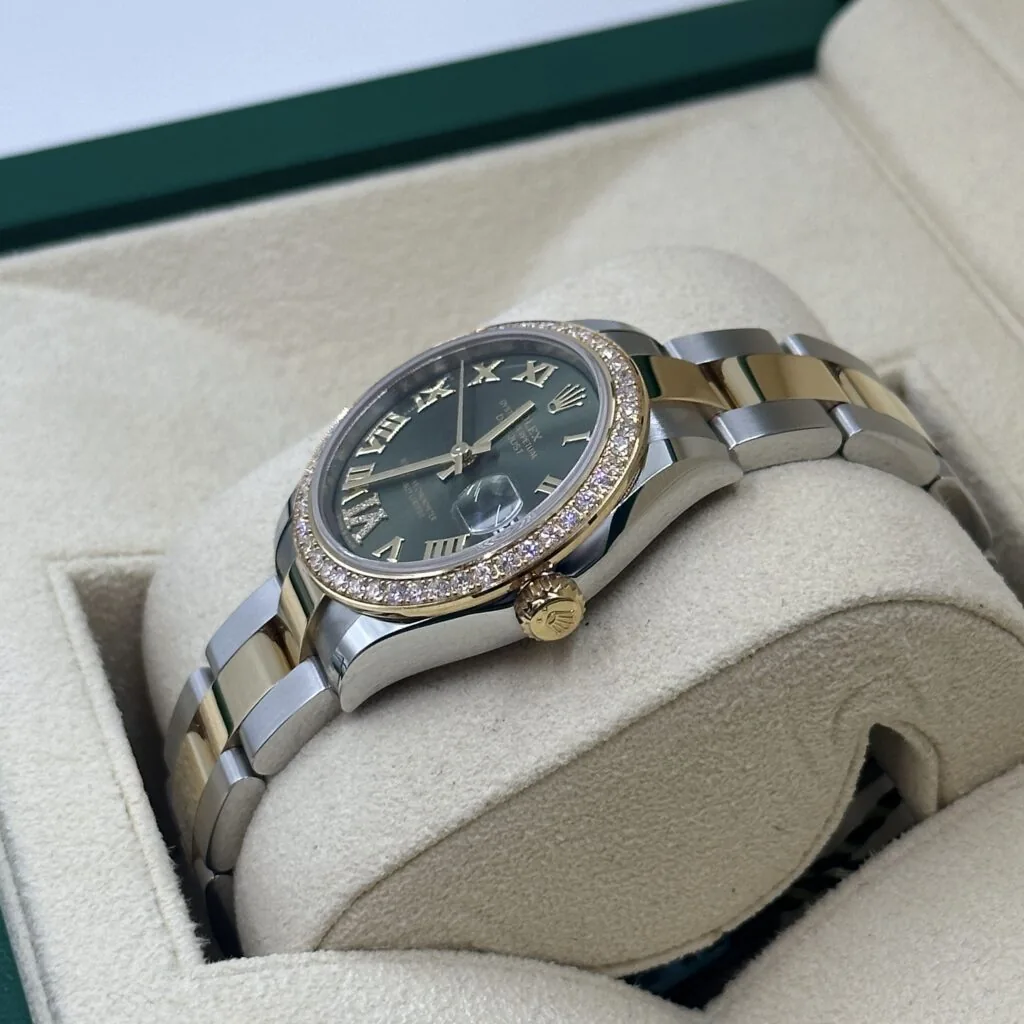 RLX Datejust m278383RBR-0015/0016 31mm Olive Green Dial Oyster Bracelet