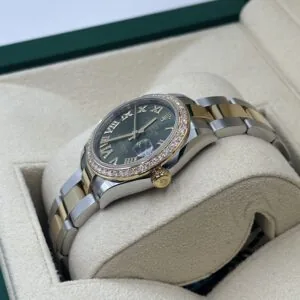 RLX Datejust m278383RBR-0015/0016 31mm Olive Green Dial Oyster Bracelet