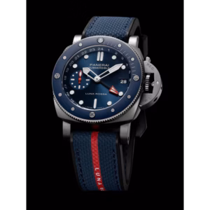【7A Quality】Panerai Submersible GMT Luna Rossa Titanio 42mm PAM01507