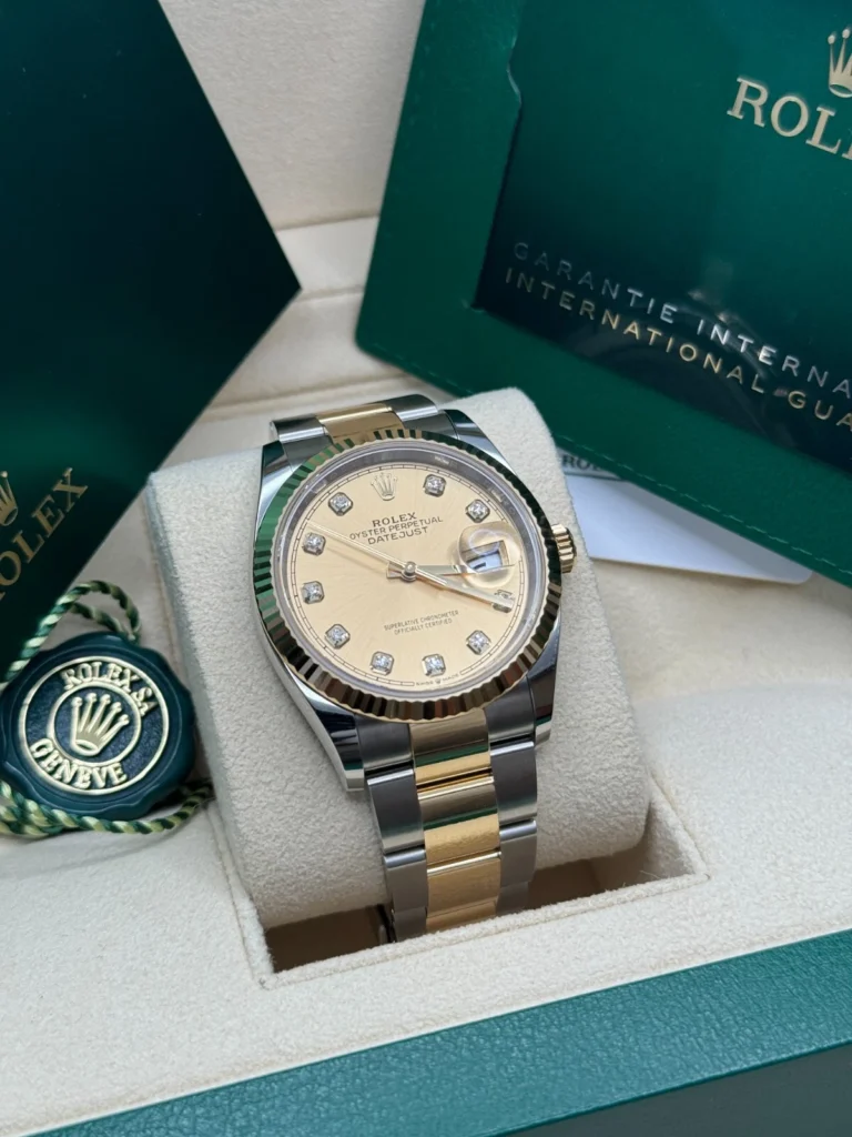 RLX Datejust 36mm 126233 Champagne Dial Jubilee Bracelet Watch
