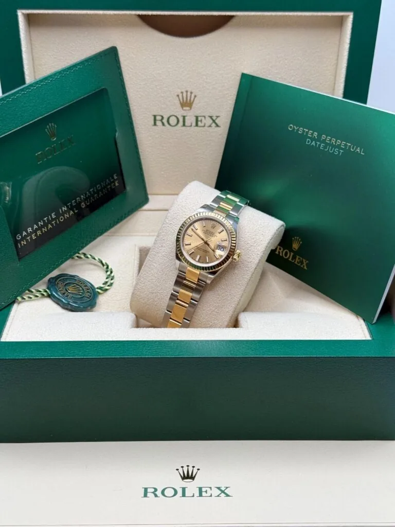 RLX Lady-Datejust 31mm 279173 Champagne Index Dial Oyster Bracelet