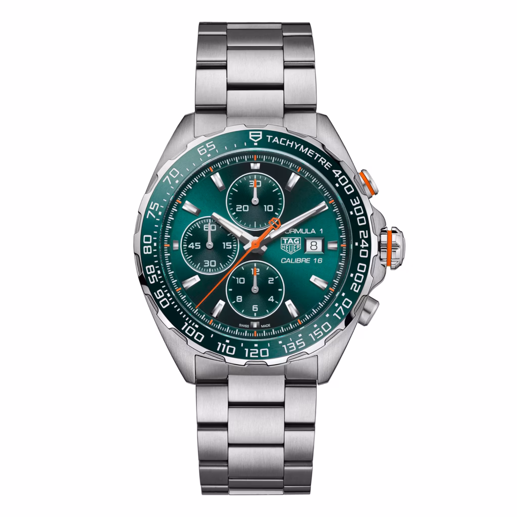 【7A Quality】TAG Heuer Formula 1 Chronograph 44mm Mens Watch Green CAZ201H.BA0876