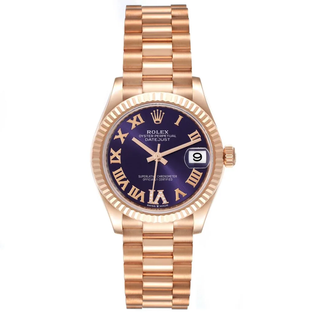 RLX Datejust m278275-0029 Aubergine Dial 31mm