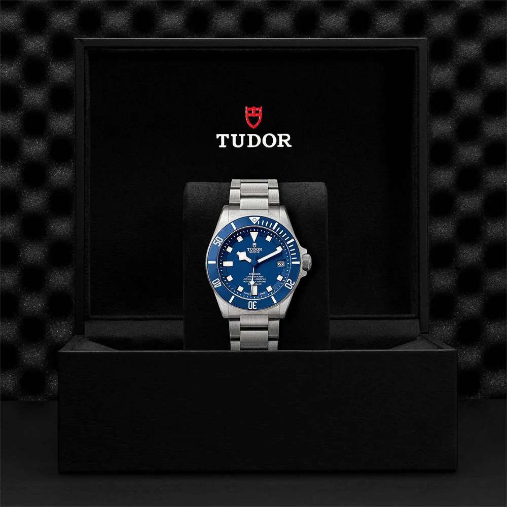 【7A Quality】TUDOR Pelagos 42mm Blue Dial & Ceramic Bezel Men's Titanium Automatic Watch M25600TB-0001