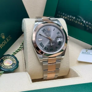 RLX Datejust 41mm 126331 Oyster Band Steel and Everose Gold Men’s Watch