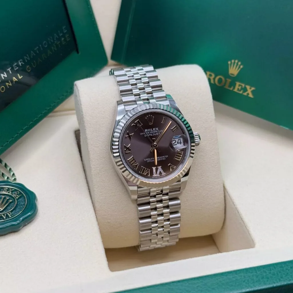 RLX Datejust m278274-0027/0028 Dark Grey 31mm Dial Oyster Watch