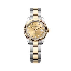 RLX Lady-Datejust 31mm 279173 Champagne Diamond Dial Oyster Bracelet