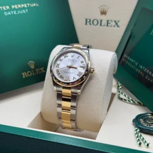 RLX Datejust m278343-0003/0004 Silver Dial Yellow Rolesor Oyster Watch