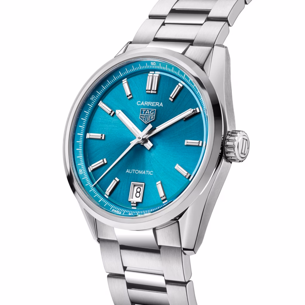 【7A Quality】TAG Heuer Carrera Date 36mm Unisex Watch Turquoise WBN2316.BA0001
