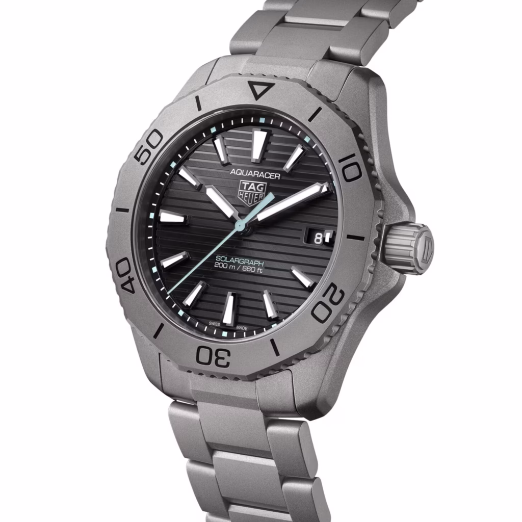 【7A Quality】TAG Heuer Aquaracer Professional 200 Solargraph 40mm Mens Watch Titanium WBP1180.BF0000