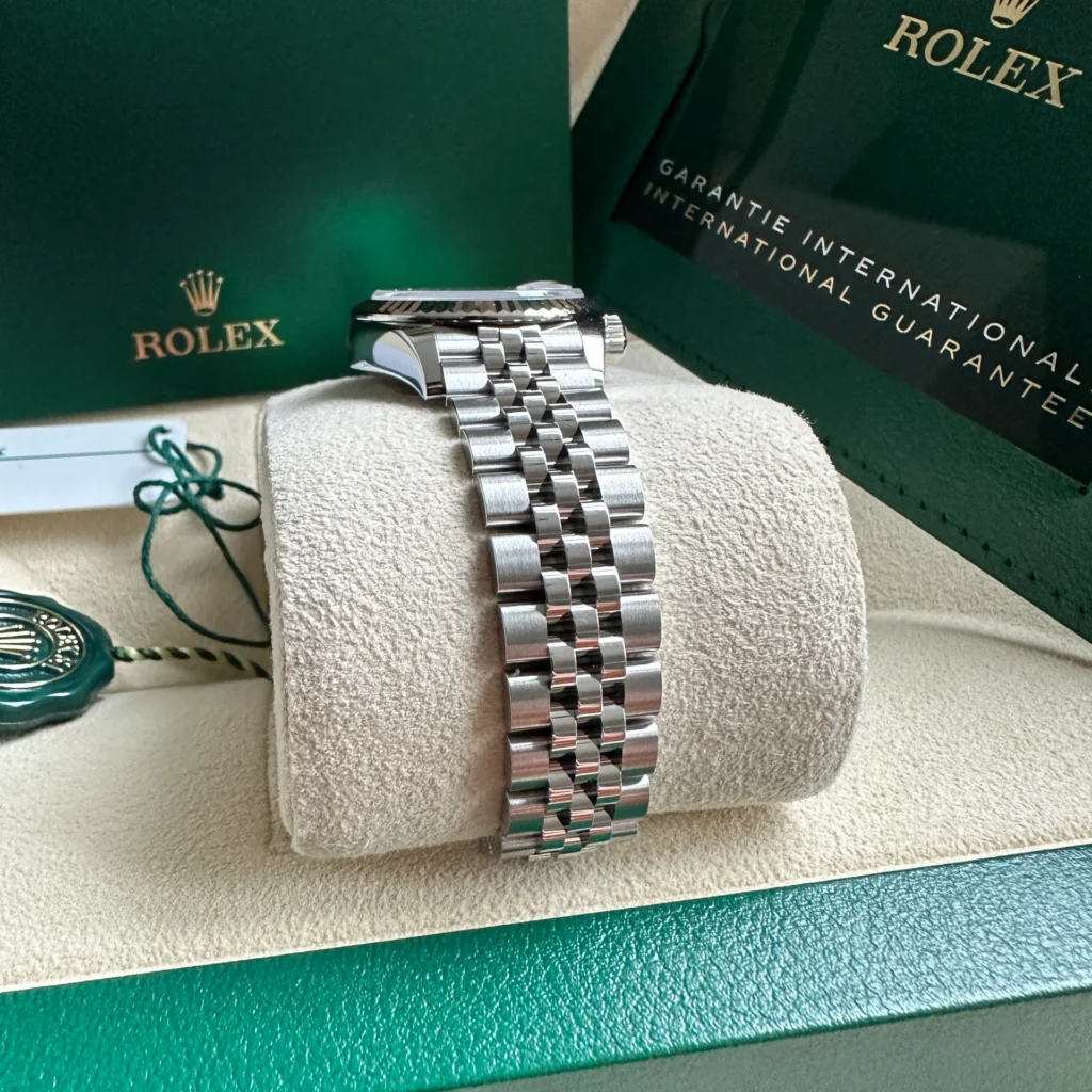 RLX Datejust m278274-0011/0012 Silver Dial 31mm Fluted Bezel Oyster Bracelet