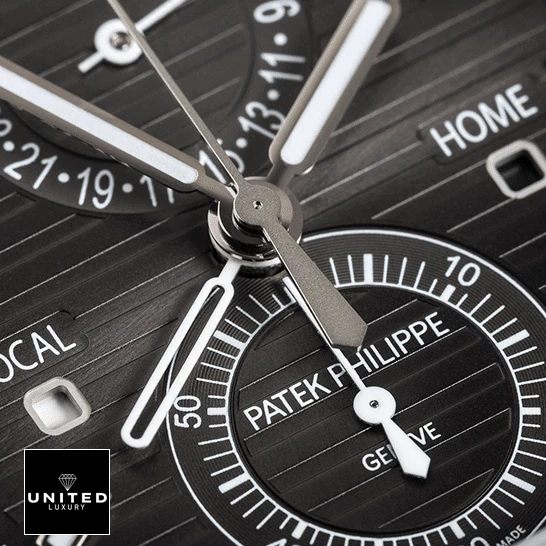 Patek Philippe Travel Time Steel Replica 4 Patek Philippe Geneve Black Dial Replica close analog view