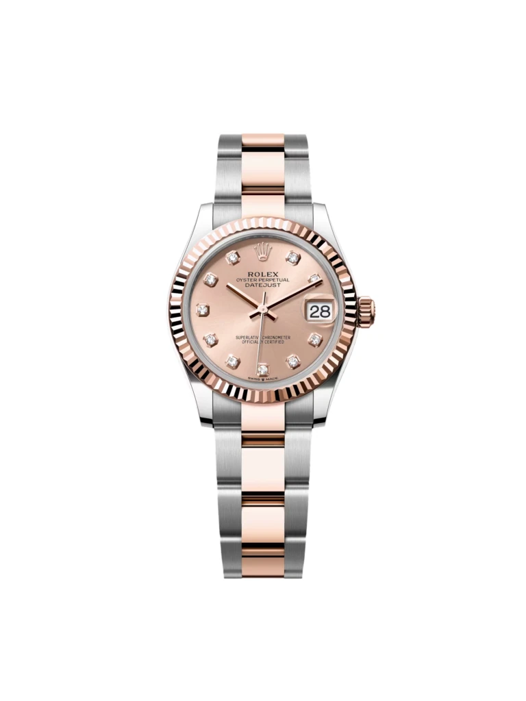 RLX Datejust m278271-0023/0024 Rose 31mm Dial Oyster Bracelet Watch