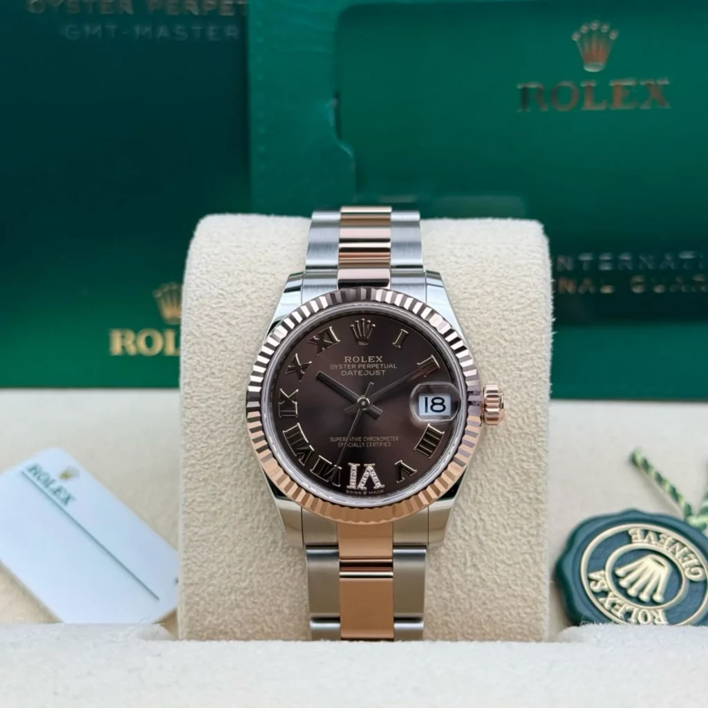 RLX Datejust m278271-0003/0004 Chocolate 31mm Dial Oyster Bracelet Watch