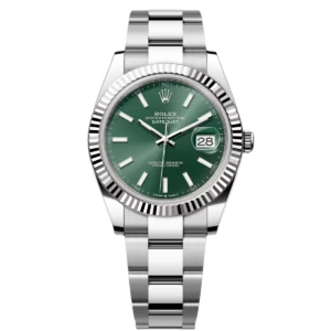 RLX Datejust 41mm Mint Green Dial Jubilee Bracelet Watch - 126334