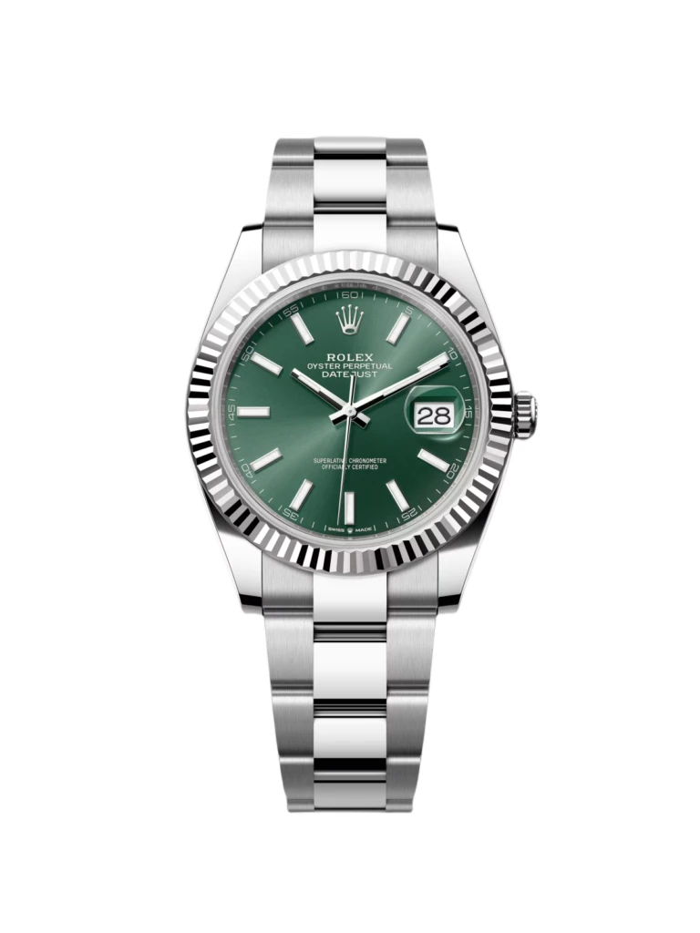 RLX Datejust 41mm Mint Green Dial Jubilee Bracelet Watch - 126334