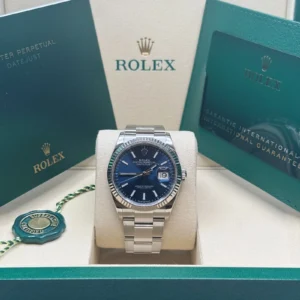 RLX Datejust 36mm 126234 Blue Index Dial 36mm Oyster Stainless Steel