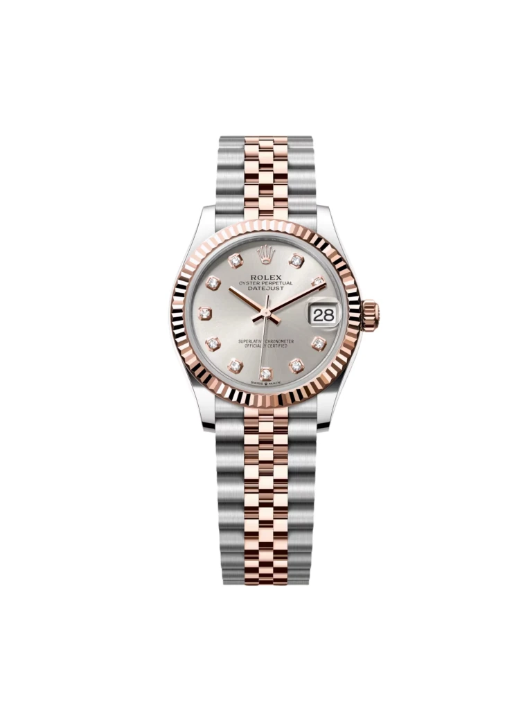RLX Datejust m278271-0015/0016 Silver 31mm Dial Oyster Bracelet Watch