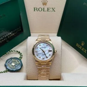 RLX Datejust m278278-0010 Mother-of-Pearl 31mm Dial President Bracelet Watch