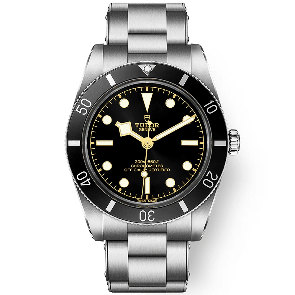 【7A Quality】TUDOR Black Bay 54 37mm Black Dial & Bezel Automatic Bracelet Watch M79000N-0001