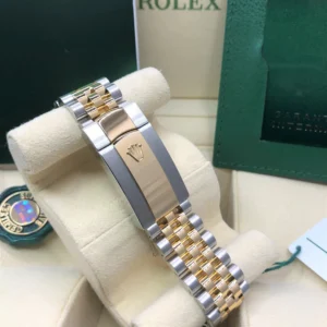 RLX Datejust 36mm 126233 Golden Palm Motif Dial Jubilee Bracelet Watch