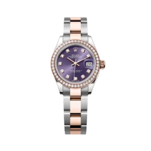 RLX Lady-Datejust 31mm 279381RBR Aubergine Diamond Dial Oyster Bracelet