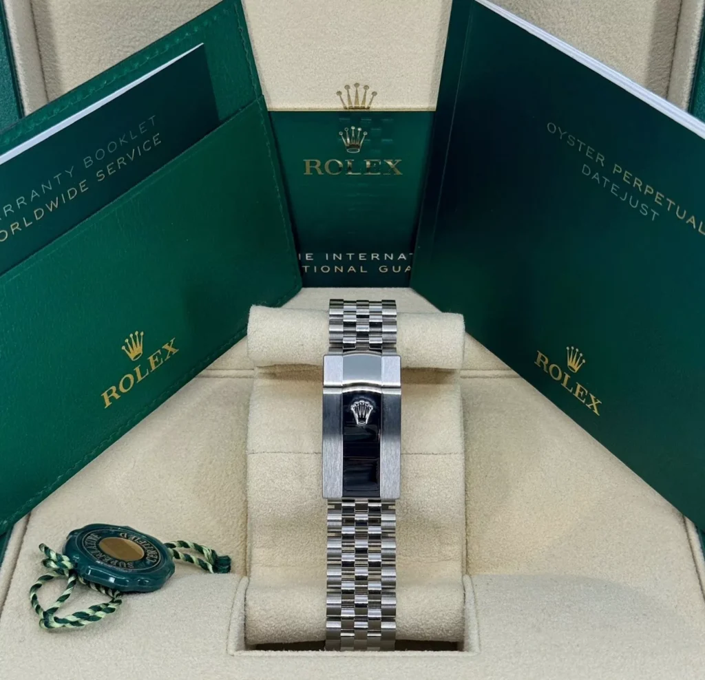 RLX Datejust 41mm 126300 Blue Index Jubilee Stainless Steel Men’s Watch