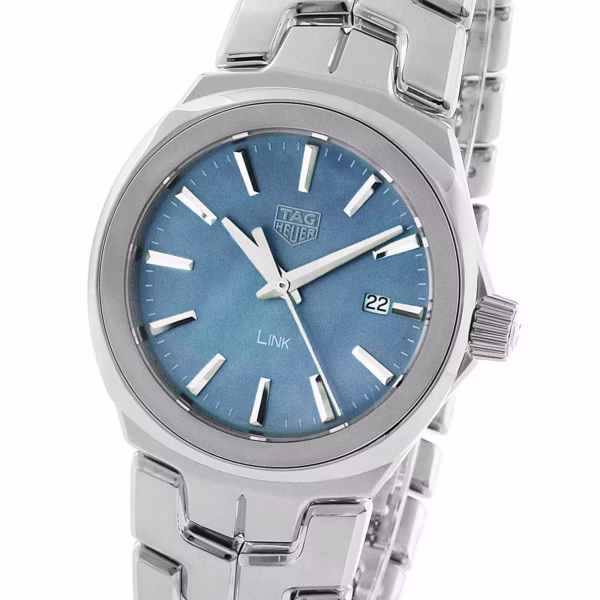 【7A Quality】TAG Heuer Link Date Quartz Date Mother Of Pearl Ladies Watch WBC1311.BA0600