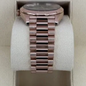 RLX Day-Date "President" 40mm Everose Gold Olive Green Roman Dial - 228235