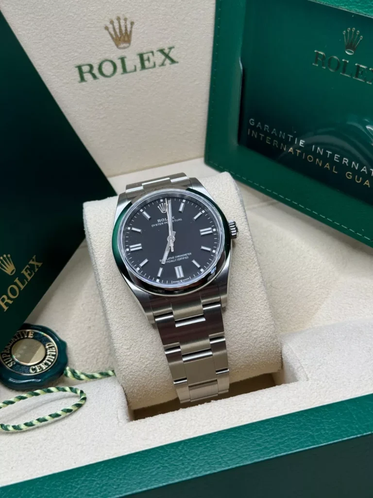 RLX Oyster Perpetual 36mm 126000-0014 Black Dial Oyster Stainless Steel Bracelet