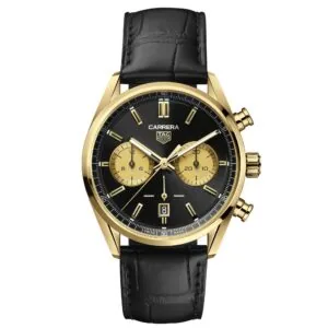 【7A Quality】TAG Heuer Carrera Chronograph Automatic, 42 mm, Gold 3N CBN2044.FC8313