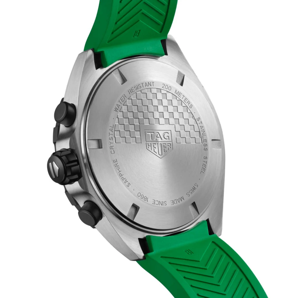【7A Quality】TAG Heuer Formula 1 Quartz Chronograph 200M 43mm Mens Watch Green Rubber CAZ101AP.FT8056