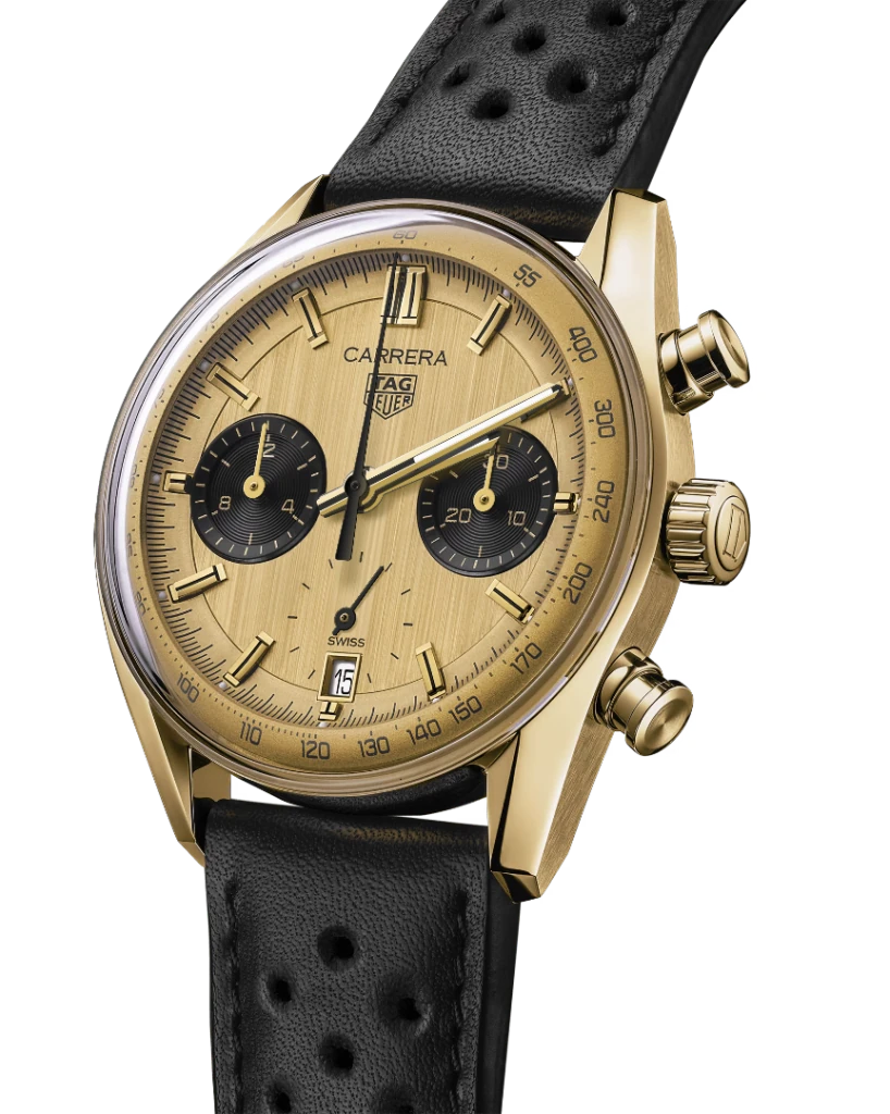 【7A Quality】TAG Heuer Carrera Chronograph Automatic 39mm Gold 3N CBS2240.FC8319