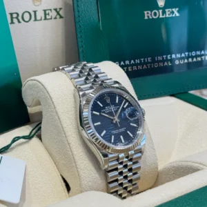 RLX Datejust 36mm 126234 Blue Fluted Motif Dial Jubilee Bracelet