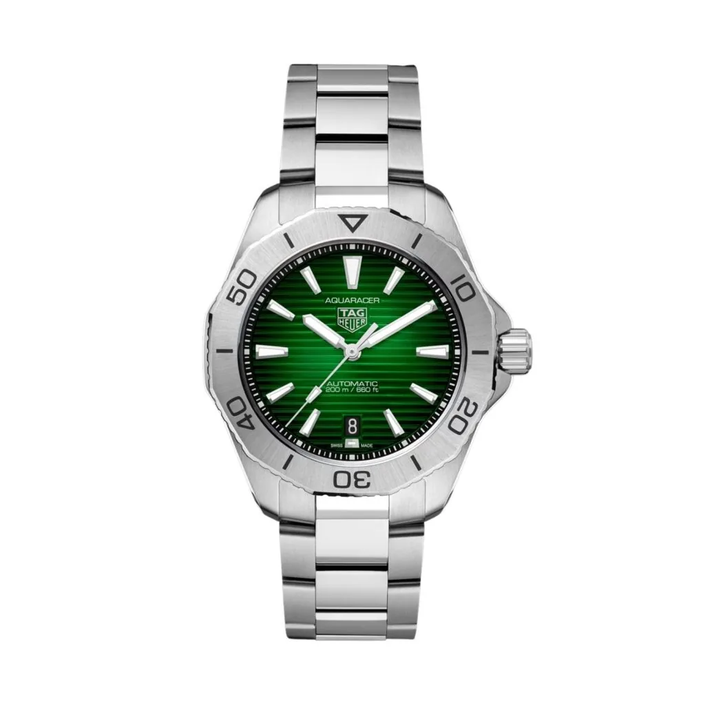 【7A Quality】TAG Heuer Aquaracer Professional 200 40mm Mens Watch Green WBP2115.BA0627