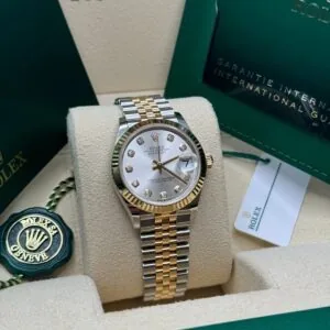 RLX Datejust m278273-0019/0020 31mm Silver Dial Stainless Steel and Yellow Gold Oyster Watch