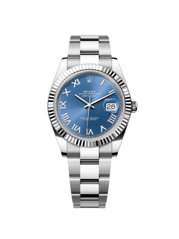 RLX Datejust 41mm 126334 Blue Roman Oyster Stainless Steel Men’s Watch